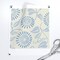 Floral Garden Botanical Nouveau Japon Dark Blue Red Yellow White Custom Printed Fabric by Spoonflower Various Fabrics by the Yard or Fat Quarter